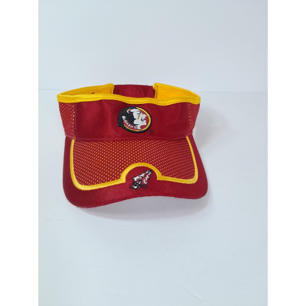 Vintage 90s FSU Florida State Seminoles NOLES Starter Sun Visor Cap Adjustable